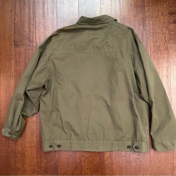 Caribbean Joe Men's Olive Green Spring Weight Jacket, Super Soft Fabric, Size Lg - Picture 11 of 16